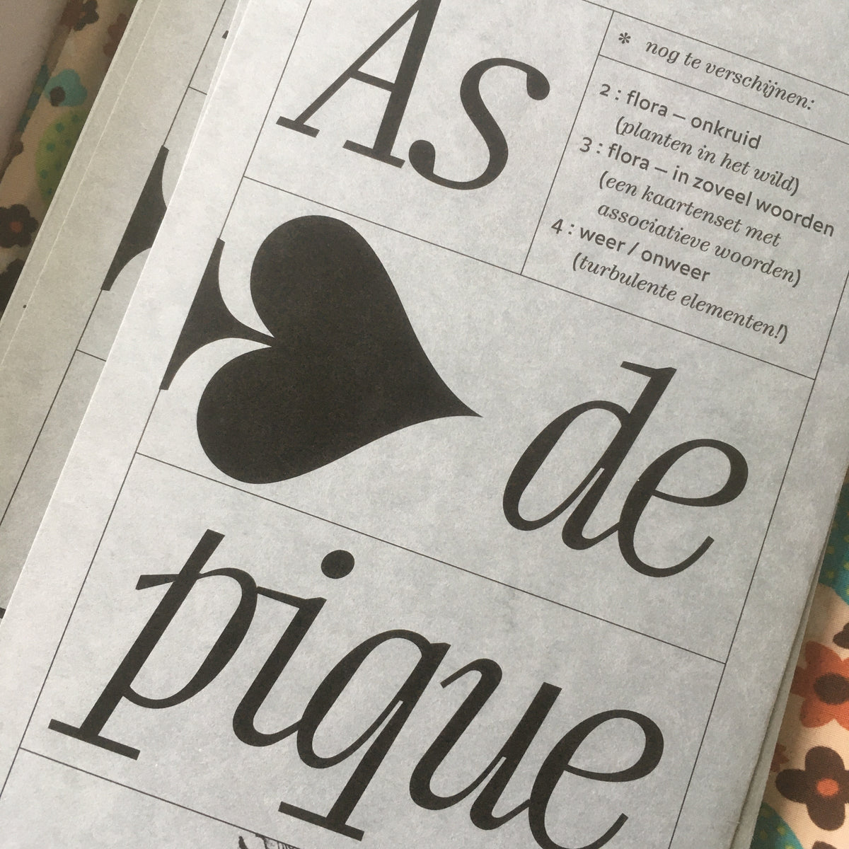 AdP1 + 1b — As de Pique : Flora