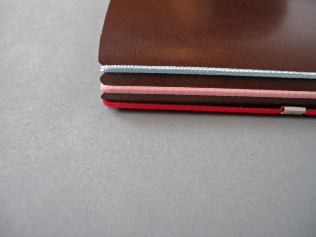 Leather notebook cover — 2 colours