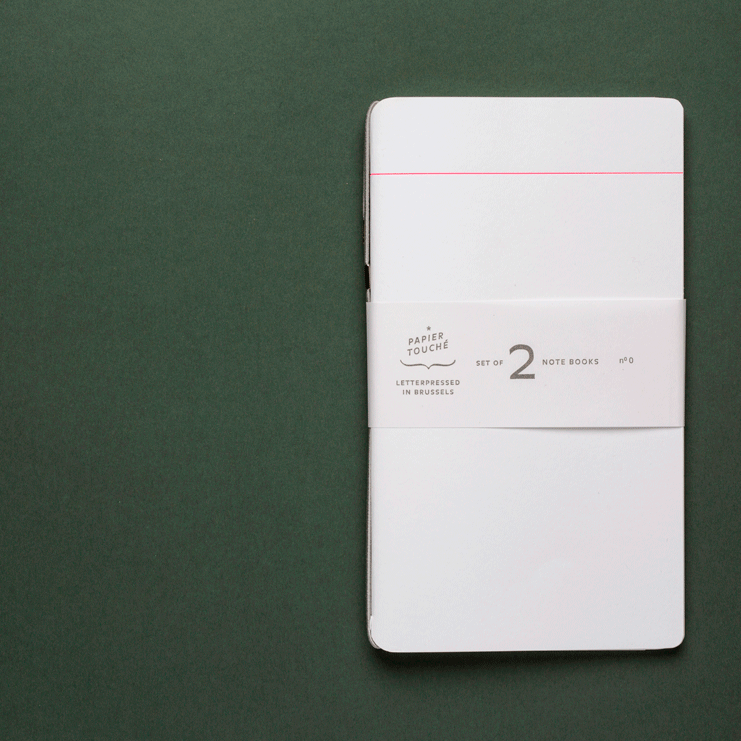 Basic N°0 : blank — set of 2 notebooks