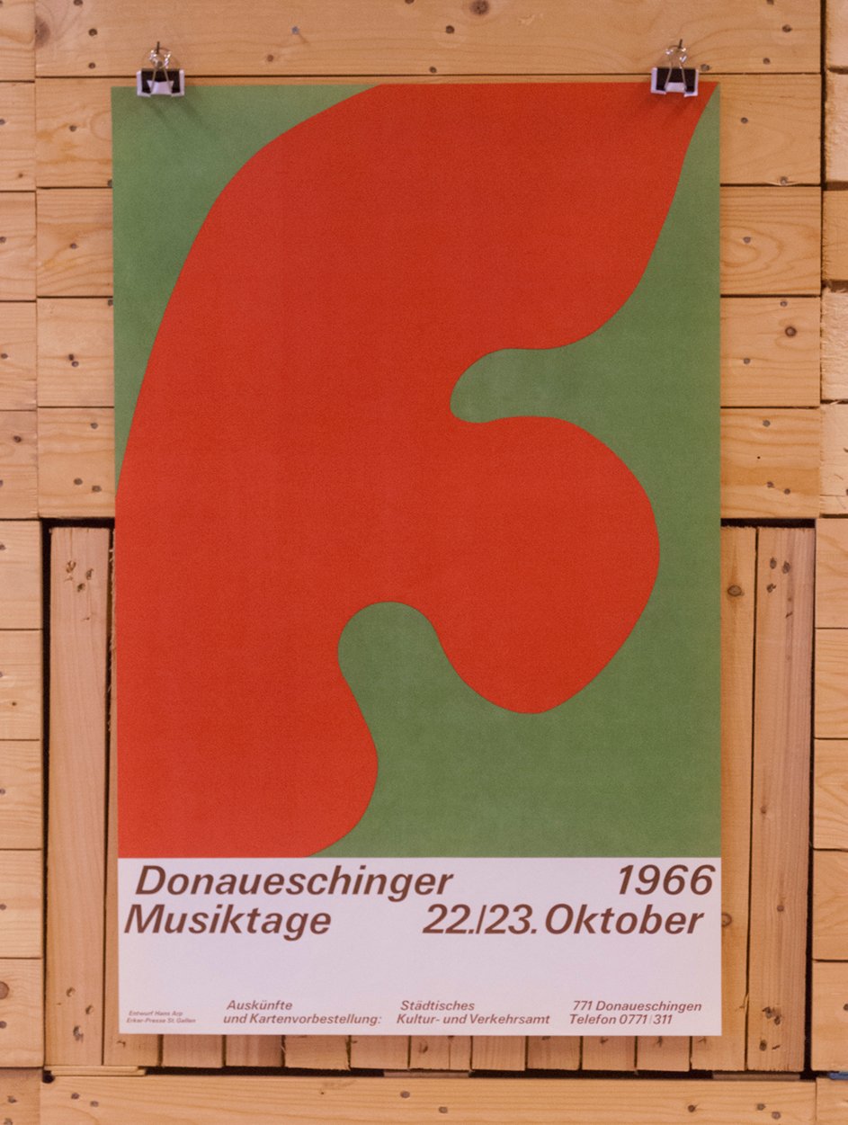 Arp, Jean (Hans) — Donaueschinger Musiktage 1966