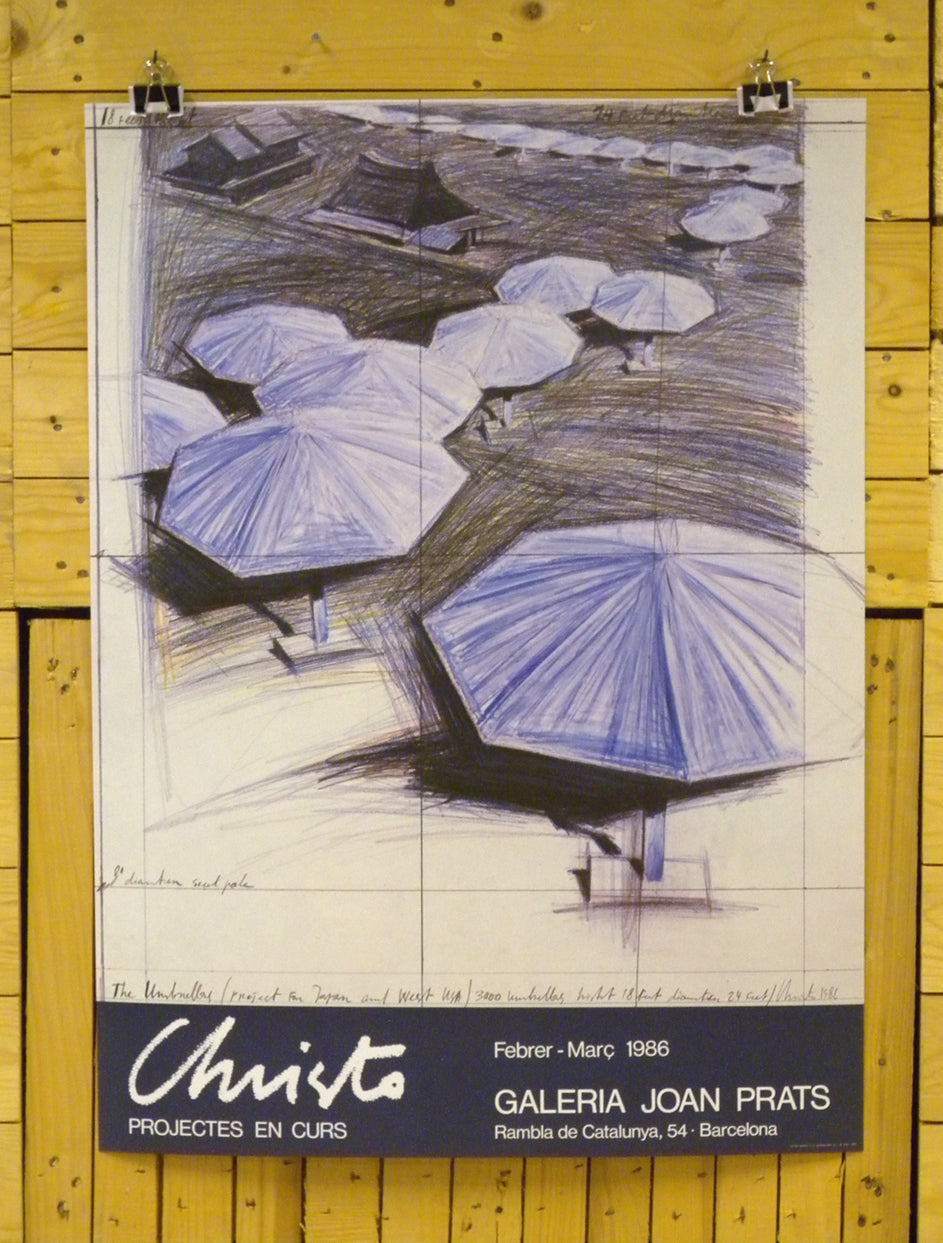 Christo — Galeria Joan Prats 1986