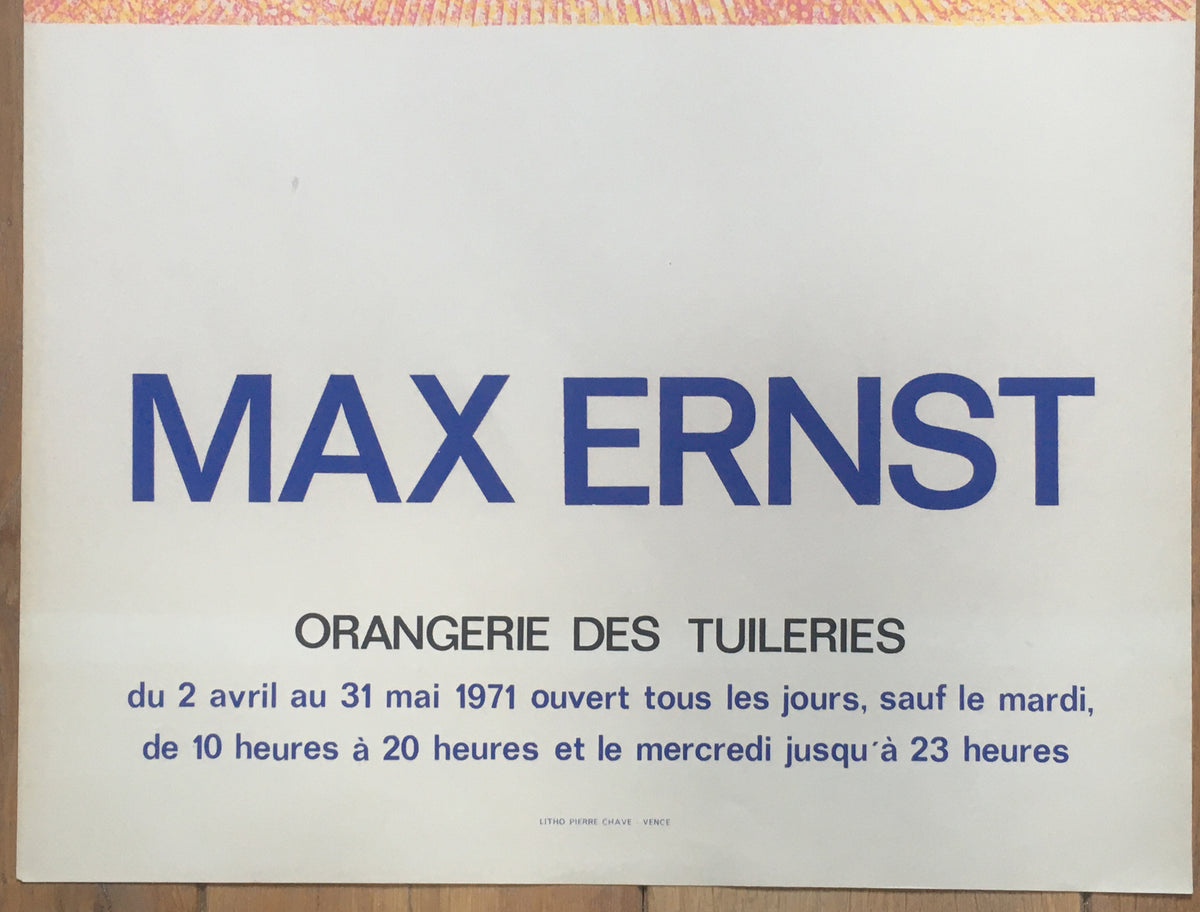 Ernst, Max — Tuileries 1971